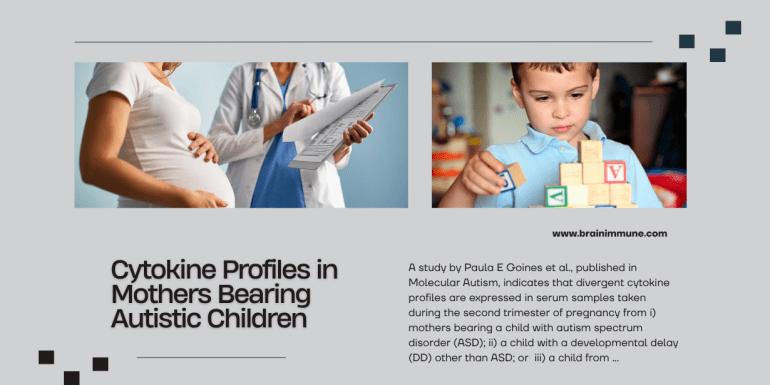 Cytokine profiles Mothers Autistic Children