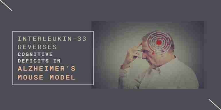 Interleukin-33 Cognitive Deficits Alzheimer’s