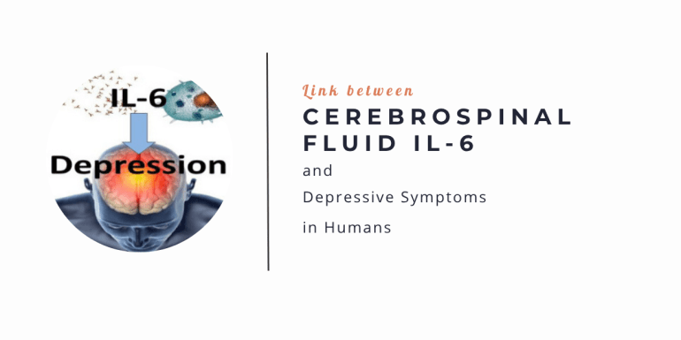 cerebrospinal il-6 depressive symptoms humans